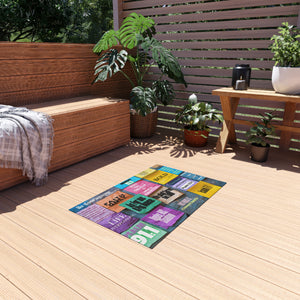 The Decree Outdoor Rug - WORD-Inspired Quotes for Porch & Patio